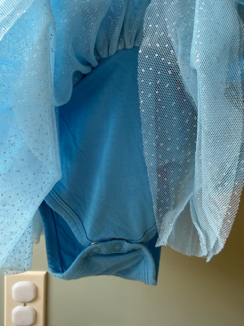 Posh Peanut Disney Princess Cinderella Blue Girl Tulle Bamboo Bodysuit Onesie - Picture 9 of 9